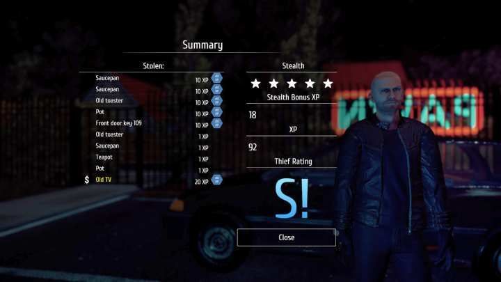 Thief Simulator рейтинг S