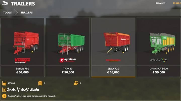 Farming Simulator 2019 - трейлеры