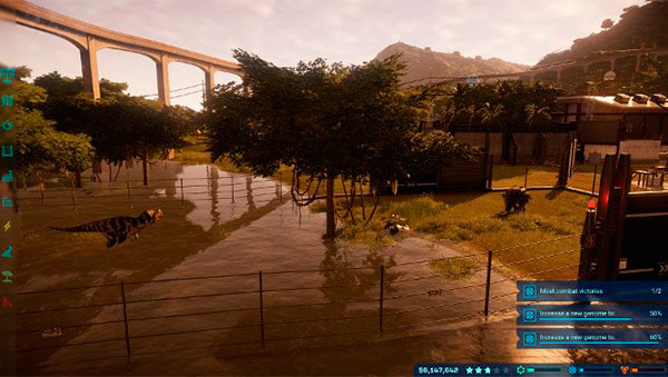 Jurassic World Evolution строительство железной дороги