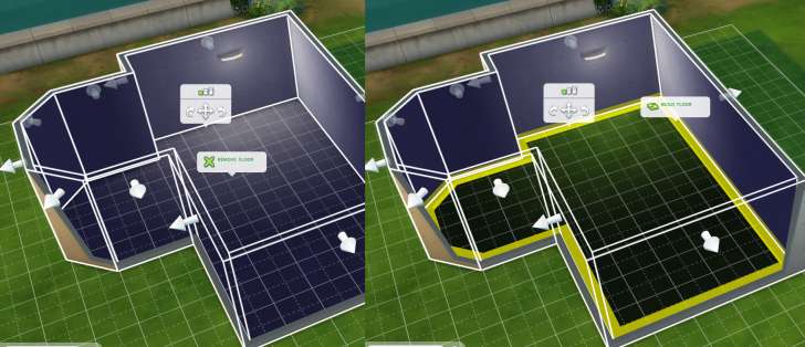 sims 4 полы в комнате