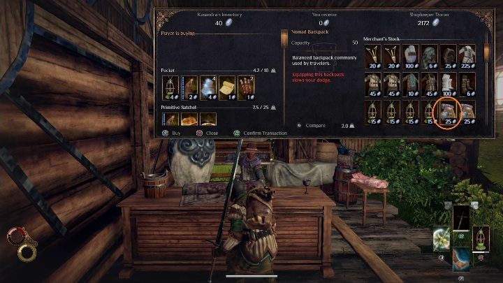 ouward Как увеличить инвентарь в игре Outward?